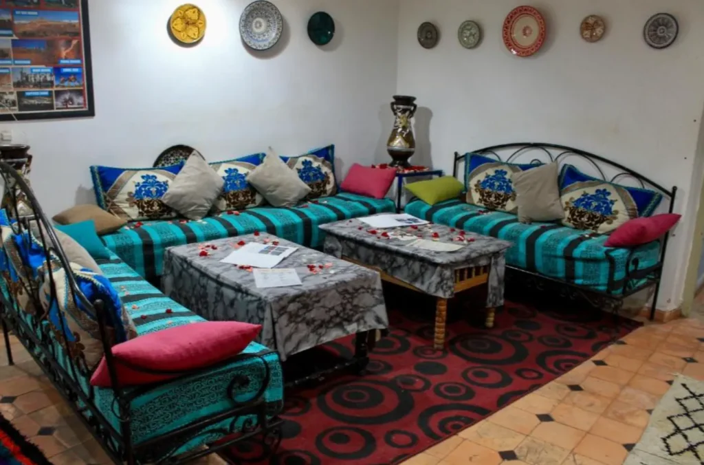 Lounge area at Hostel Kif Kif Marrakech